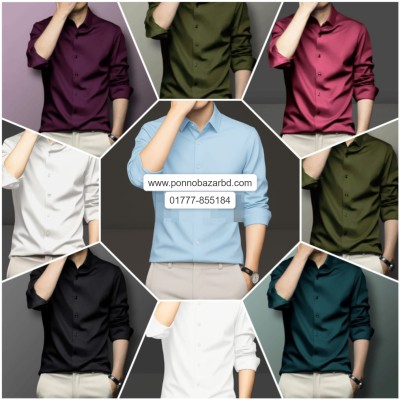 Men's Premium Rinkel Free China Stich Farmal Shirt (9-Pics Combo)
