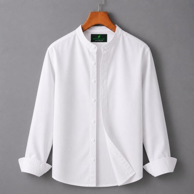 Men's Solid Cotton Shirt Ban Color (ONLY SHIRT)