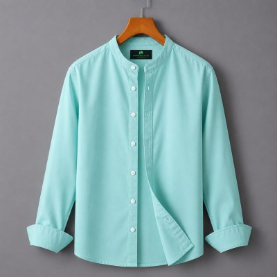 Men's Solid Cotton Shirt Ban Color (ONLY SHIRT)
