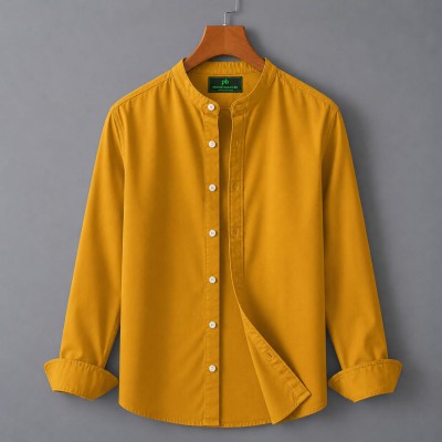 Men's Solid Cotton Shirt Ban Color (ONLY SHIRT)